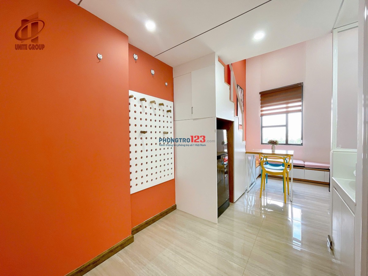 Duplex | Studio ban công, cửa sổ, 45m2, nuôi pet được ,ngắn hạn dài hạn kế Lotte, UFM, TDTU, Rmit