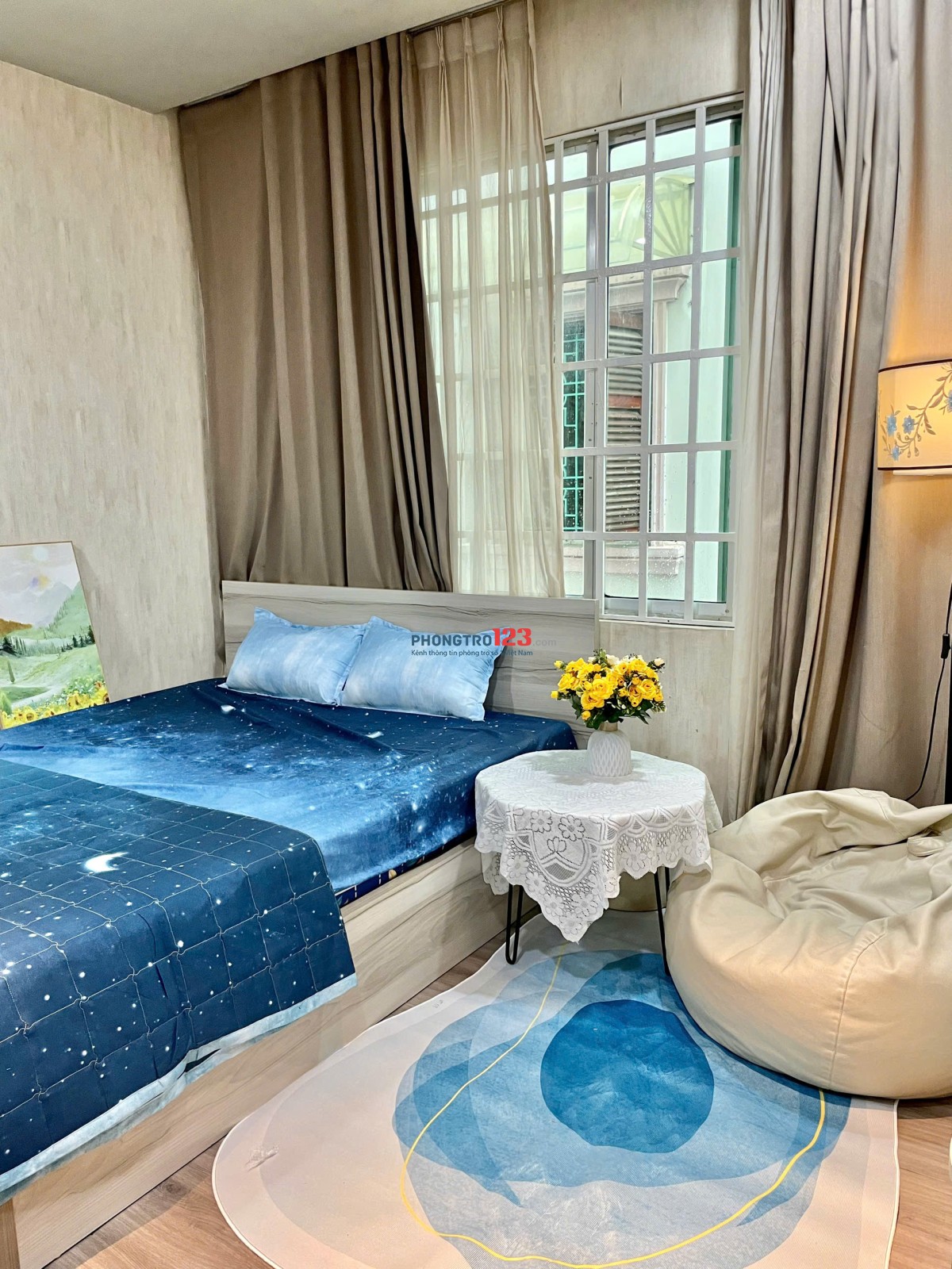 Căn Hộ Studio cho thuê quận 1 gần chợ Tân Định, mặt tiền đường Thạch Thị Thanh