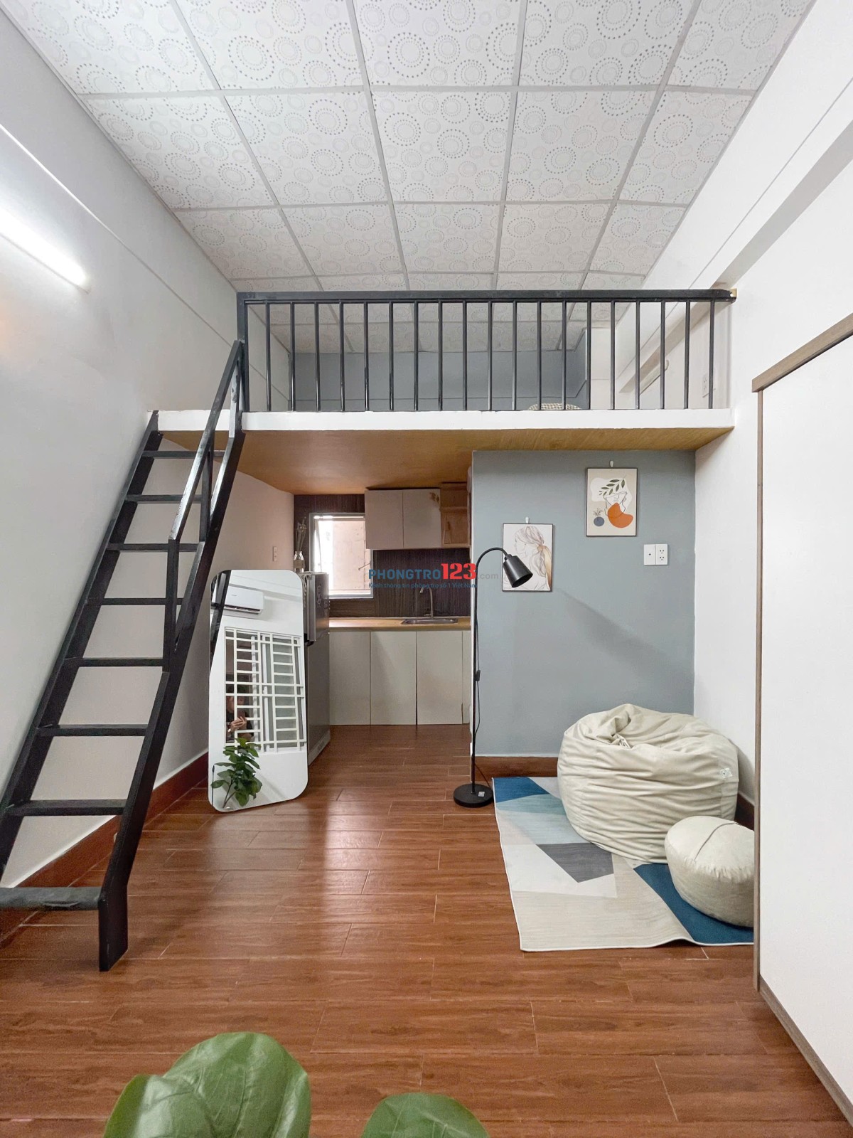 Phòng Có Gác Rộng 35m² – Full Nội Thất – Giá Chỉ 5TR3!