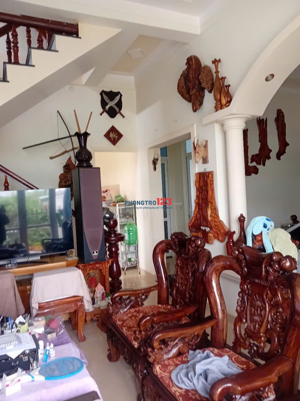 Cho thuê villa 4 phòng đà lạt 8 triệu/tháng - sạch đẹp khu văn minh