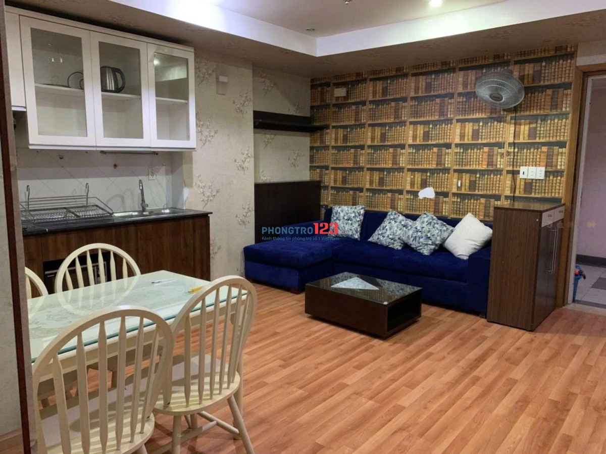 Chung cư Ruby, p15, Tân Bình: 90m2, 2p ngủ, NT, 10tr/th