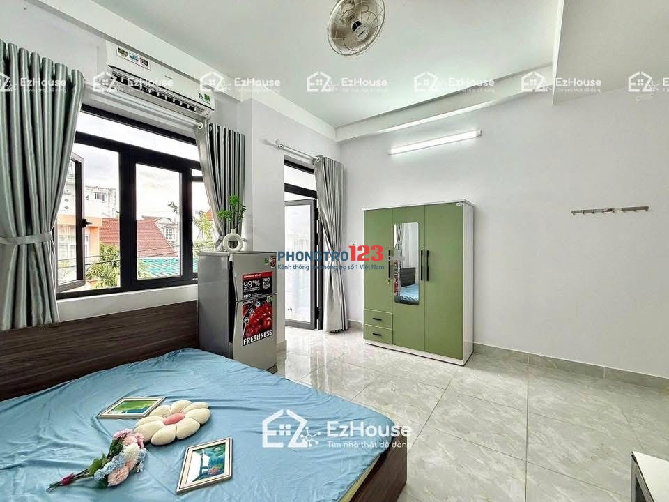 PHÒNG FULL NỘI THẤT BAN CÔNG ĐẸP LUNG LINH GẦN HUIT, VHU