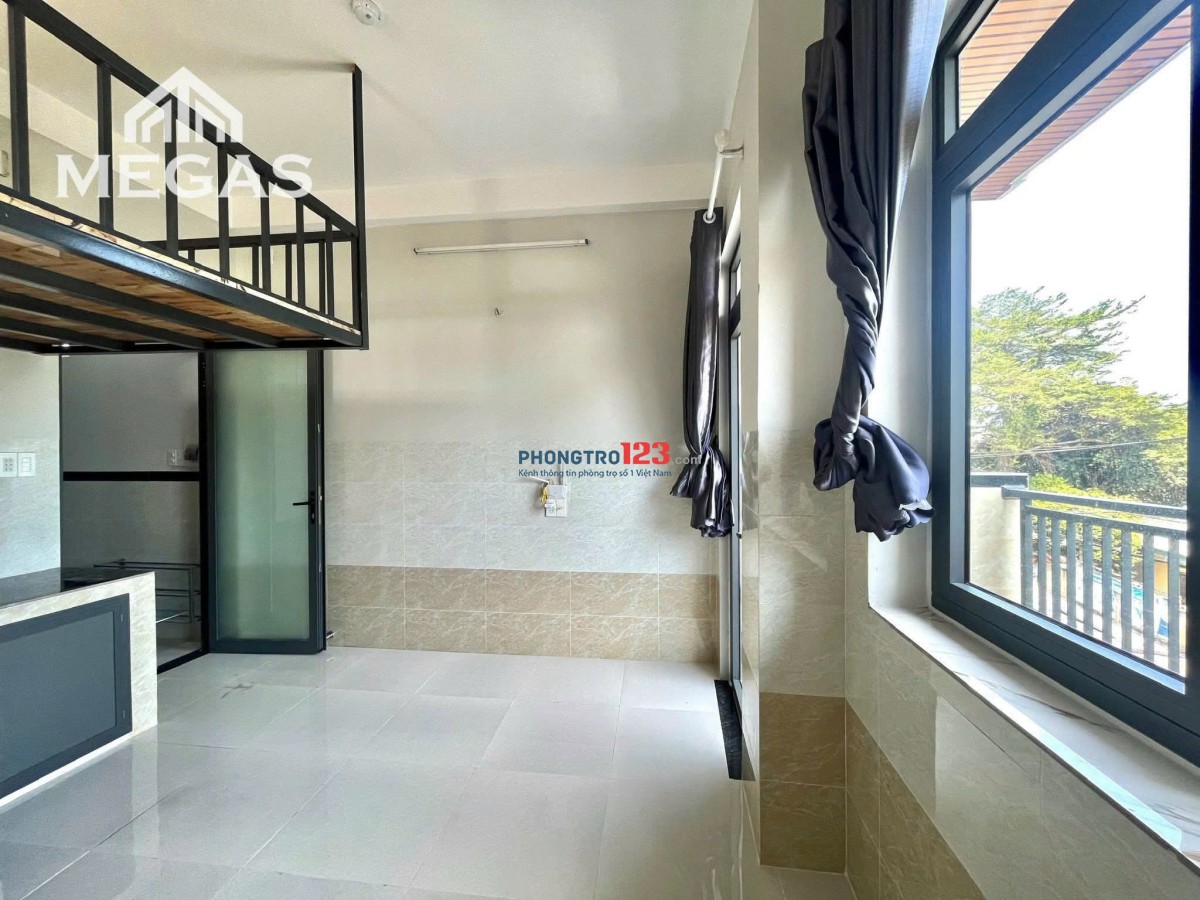 PHÒNG DUPLEX FULL NỘI THẤT CỬA SỔ TRỜI BAN CÔNG SIÊU THOÁNG NHÀ ĐẸP MỚI KENG GẦN CTPMQT