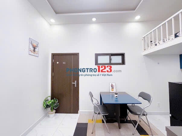 Phòng trọ gác lửng full nội thất Tân Bình gần Đại học Văn Hiến
