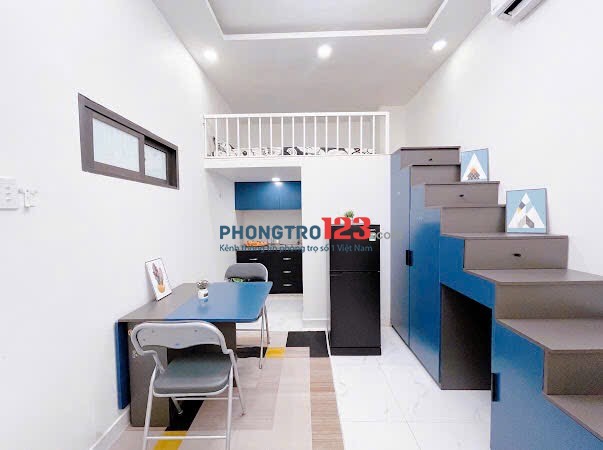 Phòng trọ gác lửng full nội thất Tân Bình gần Đại học Văn Hiến