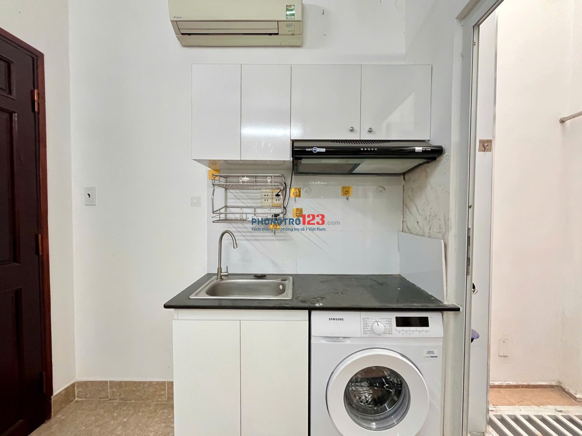 PHÒNG TRỌ 35M2 FULL NỘI THẤT, CÓ GIẶT RIÊNG, GẦN ĐẠI HỌC GTVT, NGOẠI THƯƠNG, UEF, TẠI BÌNH THẠNH