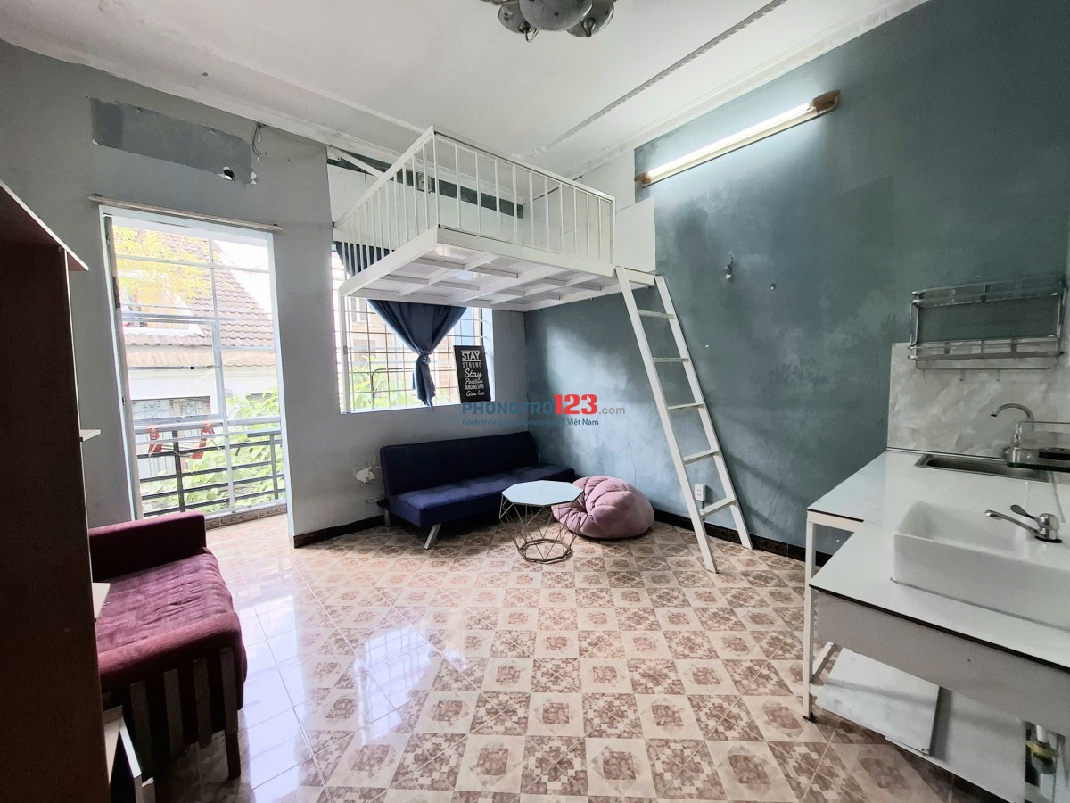  PHÒNG TRỌ BAN CÔNG CÓ GÁC - FULL NỘI THẤT – NGUYỄN VĂN ĐẬU – GẦN VĂN LANG, HUTECH Ở ĐƯỢC 3 NGƯỜI