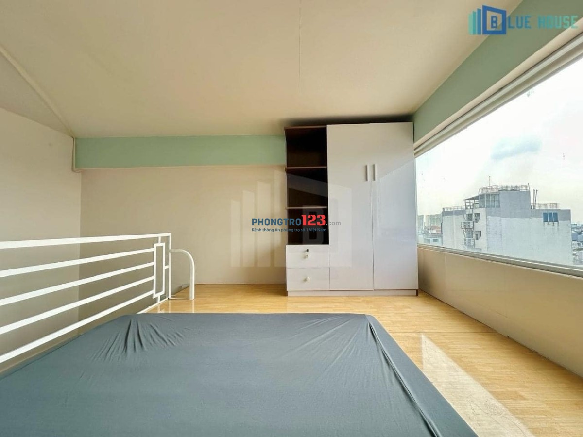 phòng trọ sinh viên duplex view kính ở 3-4 bạn thoải mái gác 1m7 ngay Cộng Hoà - Tân Bình