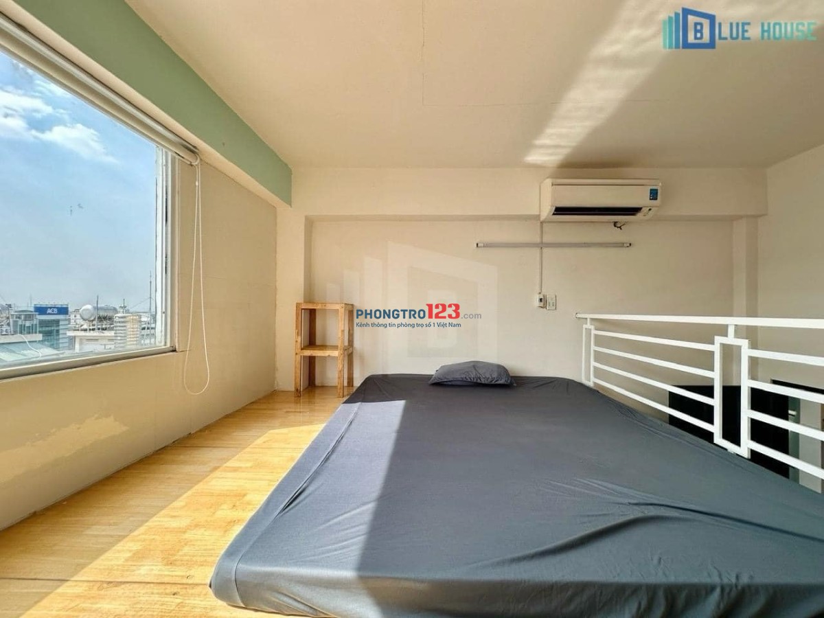 phòng trọ sinh viên duplex view kính ở 3-4 bạn thoải mái gác 1m7 ngay Cộng Hoà - Tân Bình
