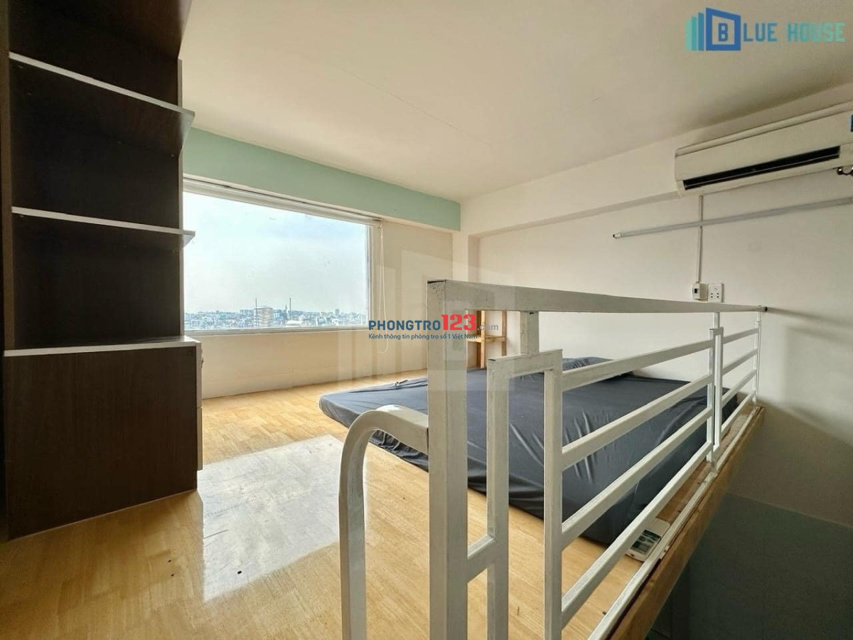 phòng trọ sinh viên duplex view kính ở 3-4 bạn thoải mái gác 1m7 ngay Cộng Hoà - Tân Bình