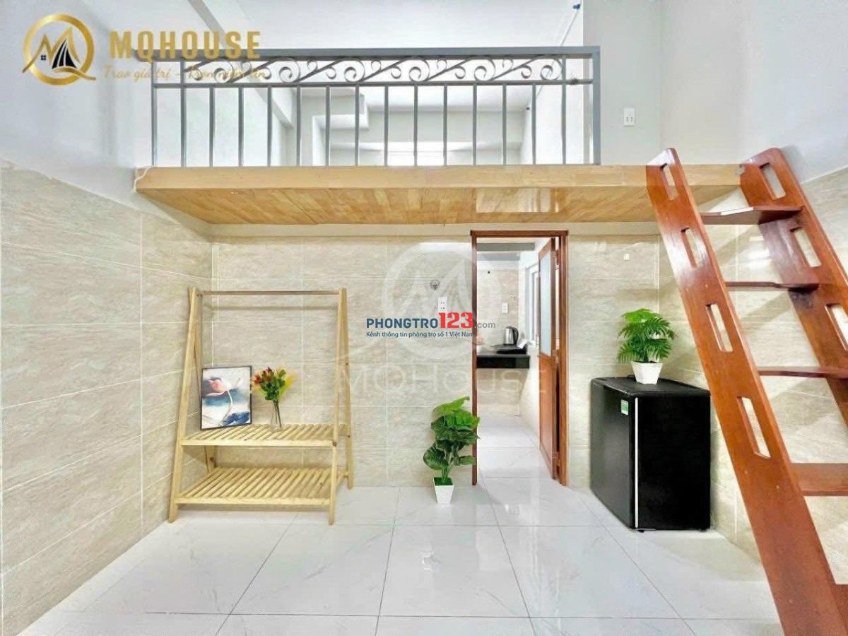 cho thuê duplex cửa sổ trời Ngay vòng xoay Lê Đại Hành - 5p qua Đại Học Bách Khoa