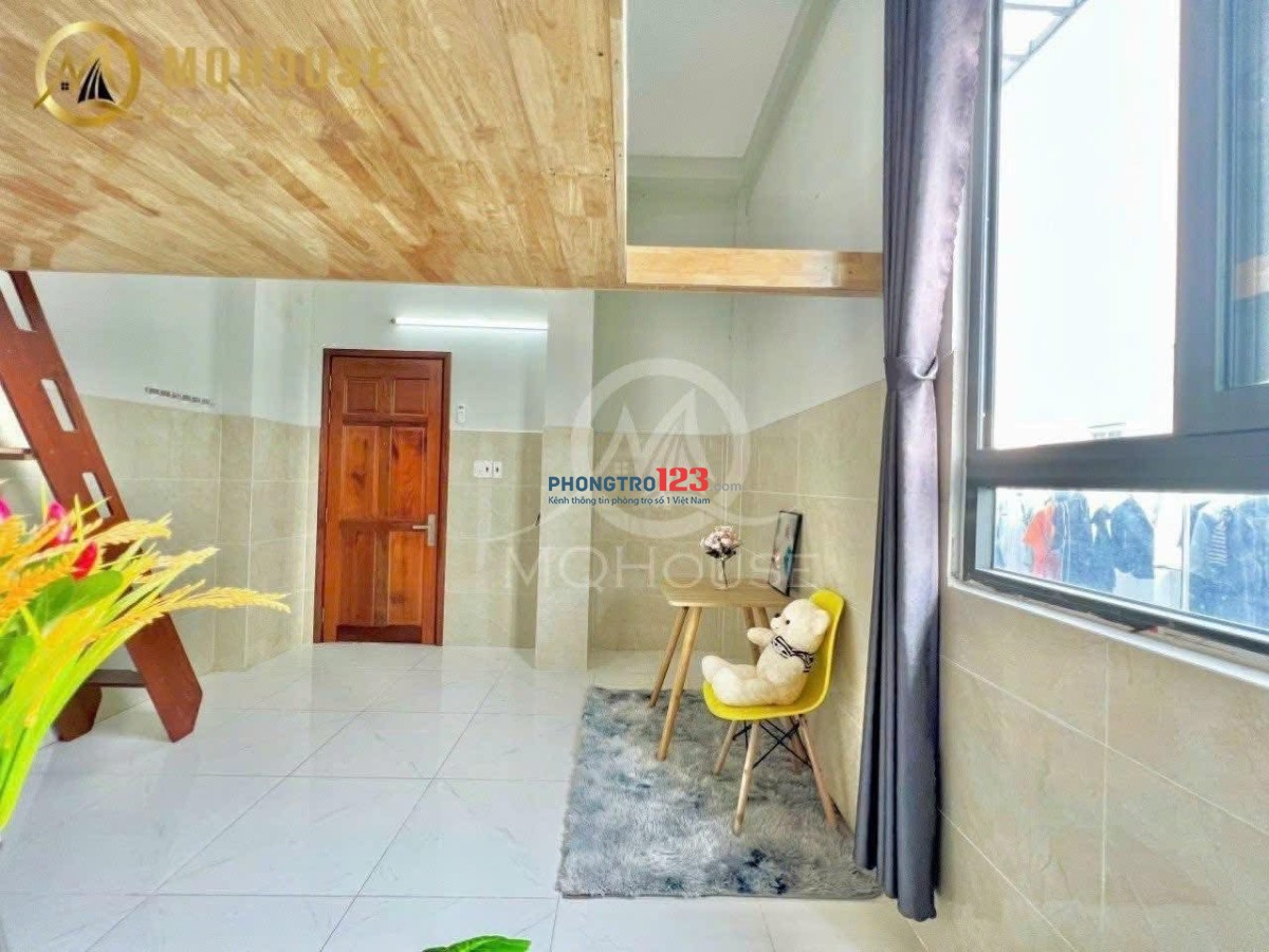cho thuê duplex cửa sổ trời Ngay vòng xoay Lê Đại Hành - 5p qua Đại Học Bách Khoa