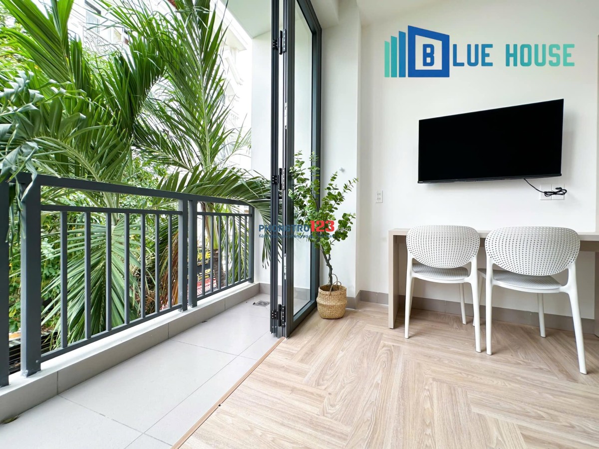 cho thuê căn hộ studio ban công mới 100% ngay công vien hoàng văn thụ - qua sân bay 2p