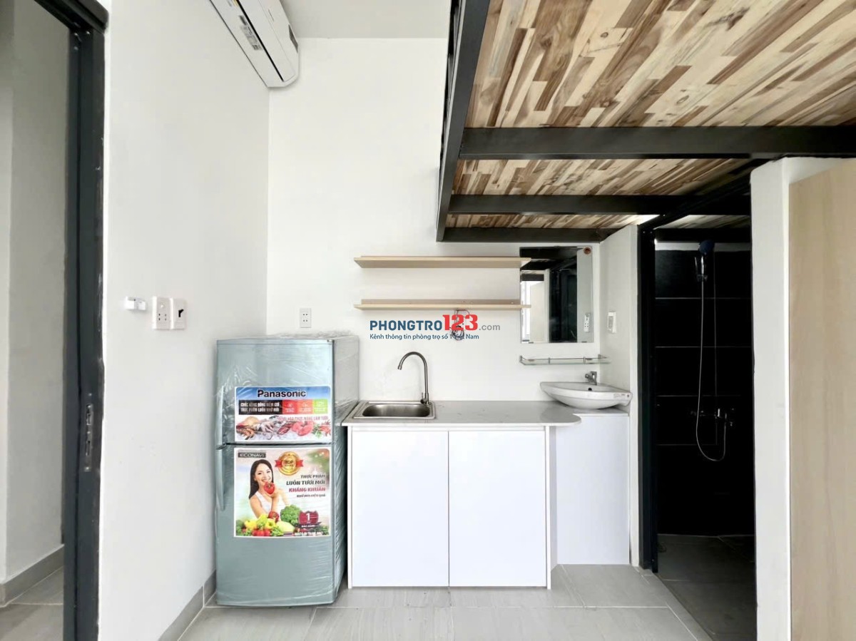 PHÒNG MỚI FULL NỘI THẤT NGAY CÔNG VIÊN LÀNG HOA, GÒ VẤP