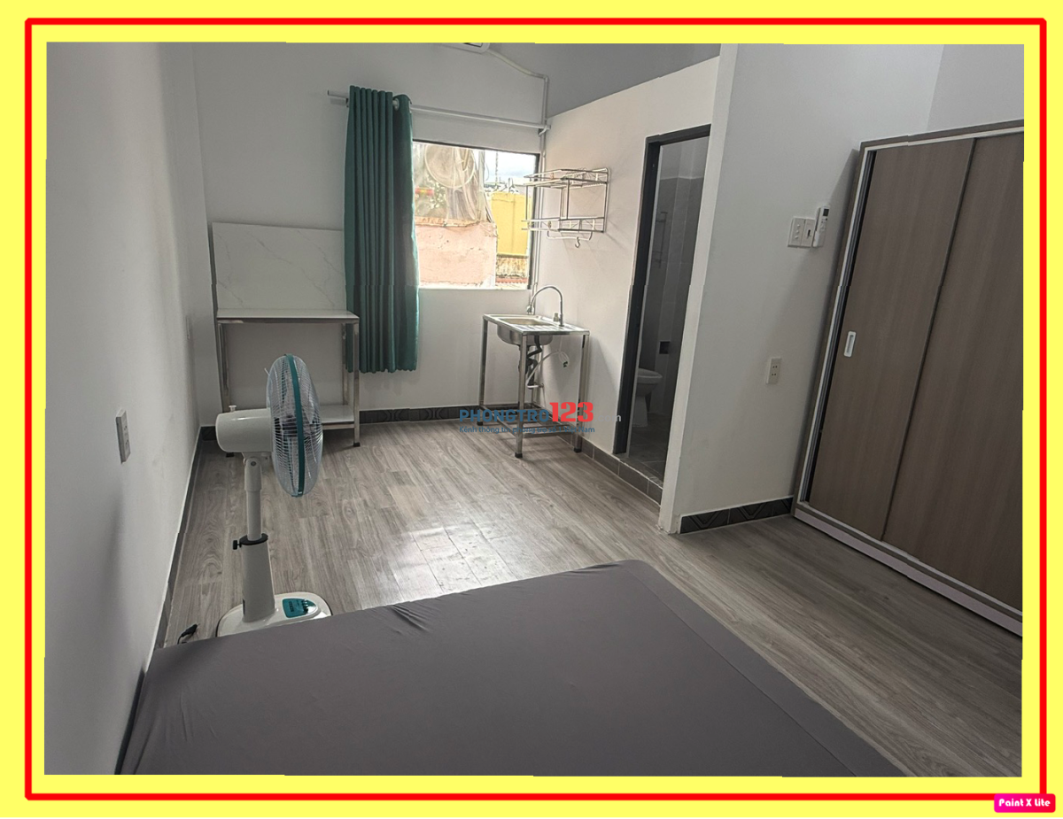 Phòng Bùi Viện trung tâm Q.1, full nội thất, có cửa sổ