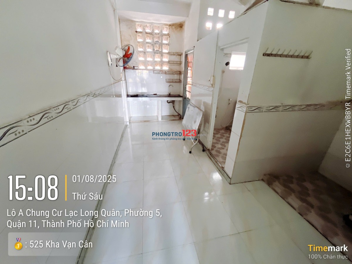 Cho thuê căn hộ chung cư 3.17 lô A – Lạc Long Quân, P.5, Q.11