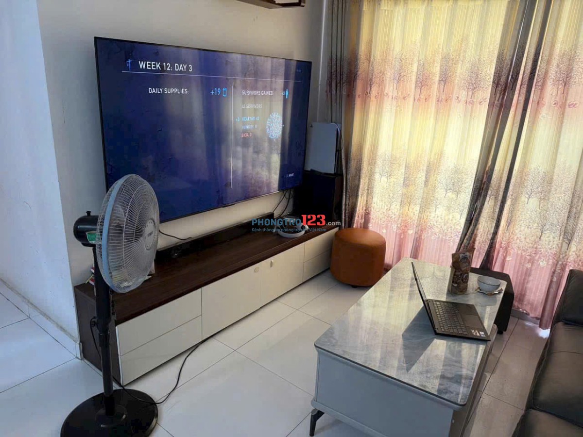 Chung cư Kim Tân Hải,Trường Chinh, Q12, 70m2, 2PN, 8tr/tháng.