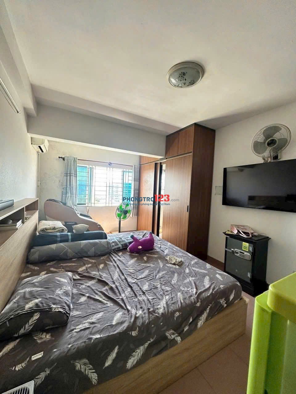 Chung cư 312 Lạc Long Quân, P5, Q11: 67m2, 2p ngủ, full nt, 9tr/tháng