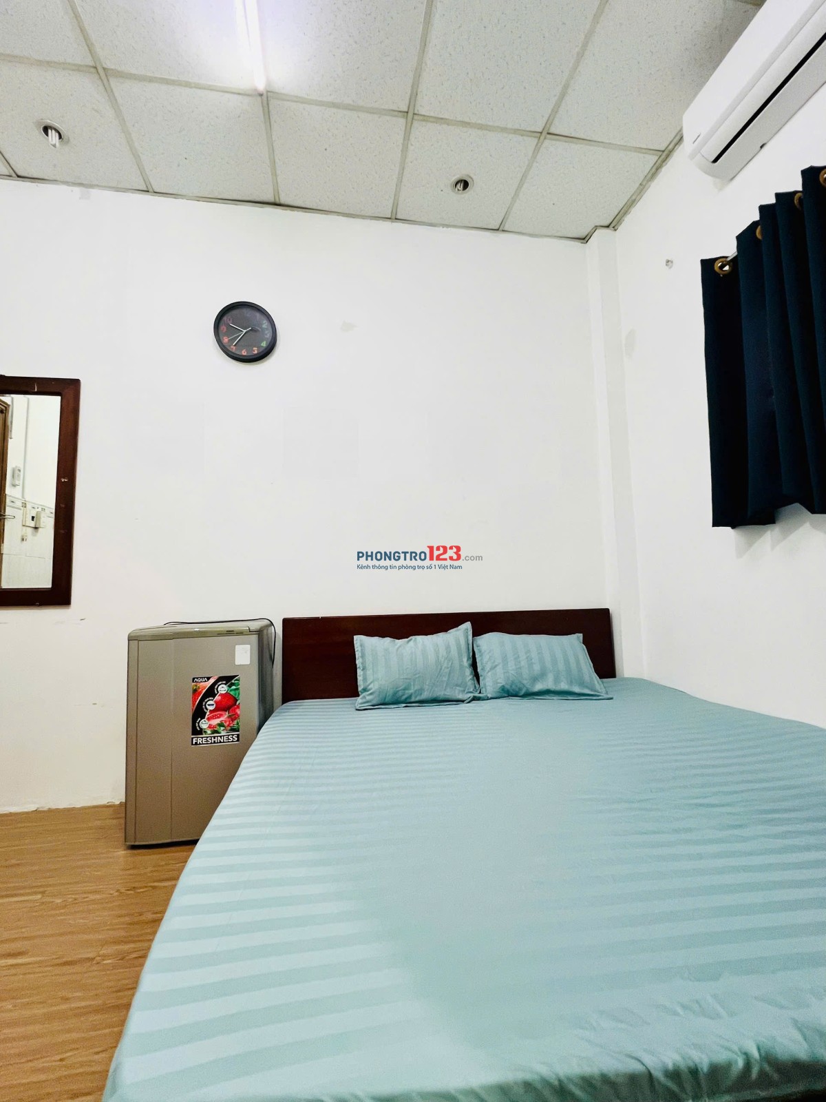 Phòng rộng có nội thất, Máy Lạnh - 26/42 Tân Sơn Nhì, Quận Tân Phú (có thang máy, máy giặt)