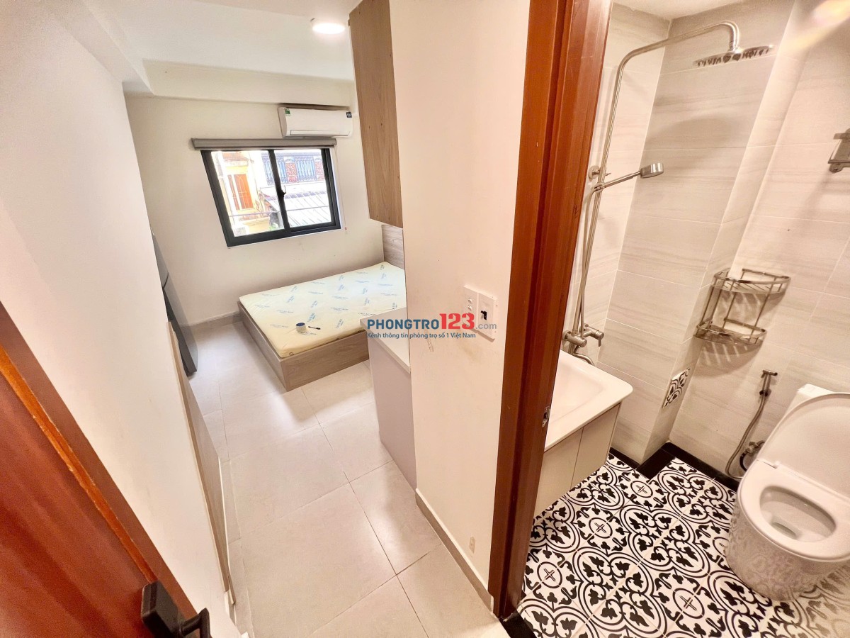 PHÒNG TRỌ FULL NỘI THẤT 1 PHÒNG NGỦ CỬA SỔ LỚN BÌNH THẠNH GẦN ĐẠI HỌC VĂN LANG,UTH