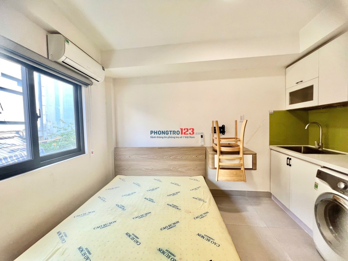 PHÒNG TRỌ FULL NỘI THẤT 1 PHÒNG NGỦ CỬA SỔ LỚN BÌNH THẠNH GẦN ĐẠI HỌC VĂN LANG,UTH