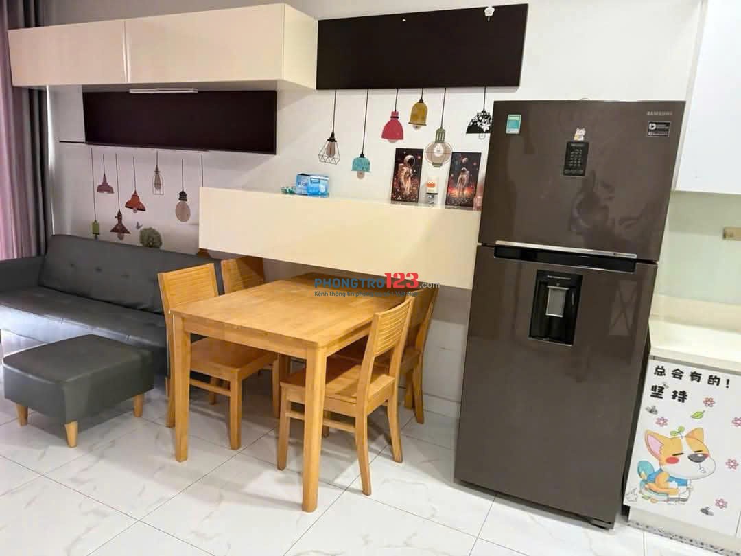 Chung cư Kim Tâm Hải, Trường Chinh, Q12: 2p ngủ, 2wc, nội thất, 8tr/th