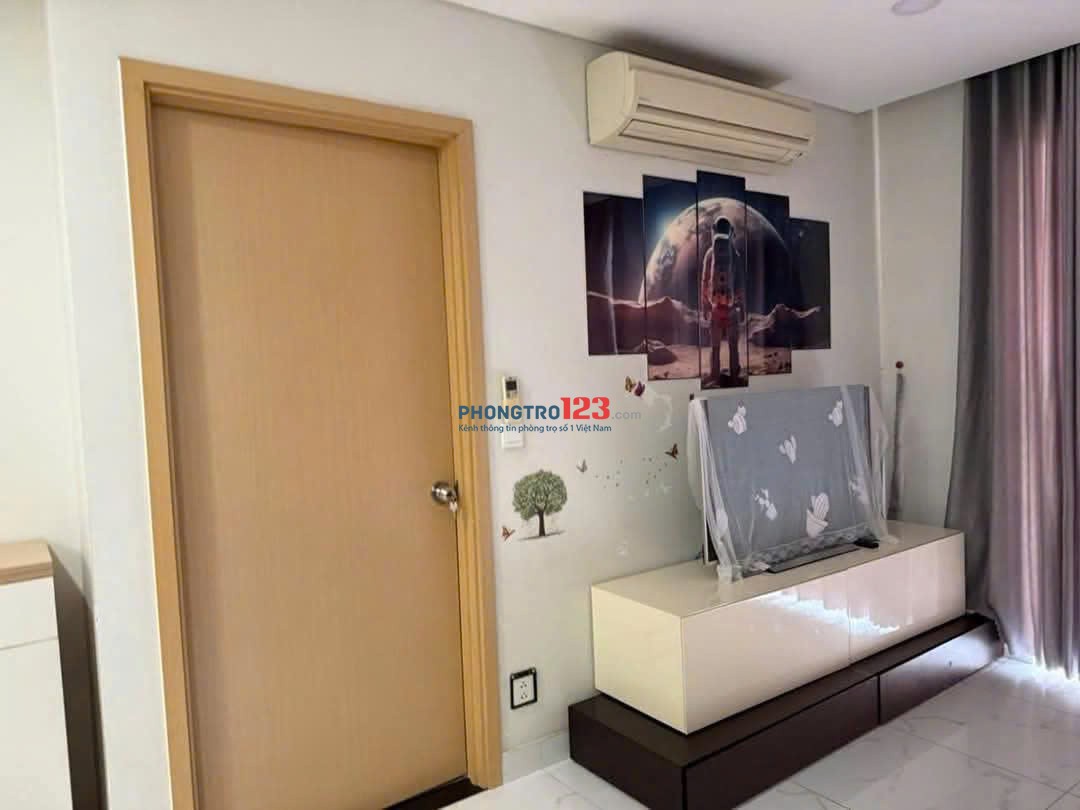 Chung cư Kim Tâm Hải, Trường Chinh, Q12: 2p ngủ, 2wc, nội thất, 8tr/th