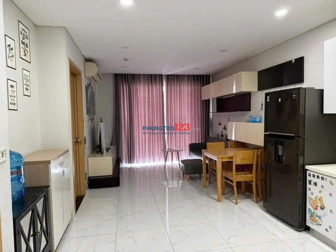 Chung cư Kim Tâm Hải, Trường Chinh, Q12: 2p ngủ, 2wc, nội thất, 8tr/th