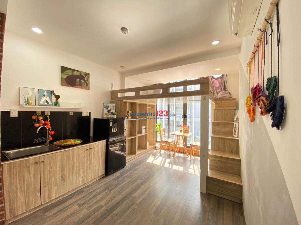 Cho Thuê Căn Hộ Có Gác FULL Nội Thất Giá Siêu Dẻ Chỉ Từ 3tr6 Gần Khu Etown Gần ĐH Văn Lang