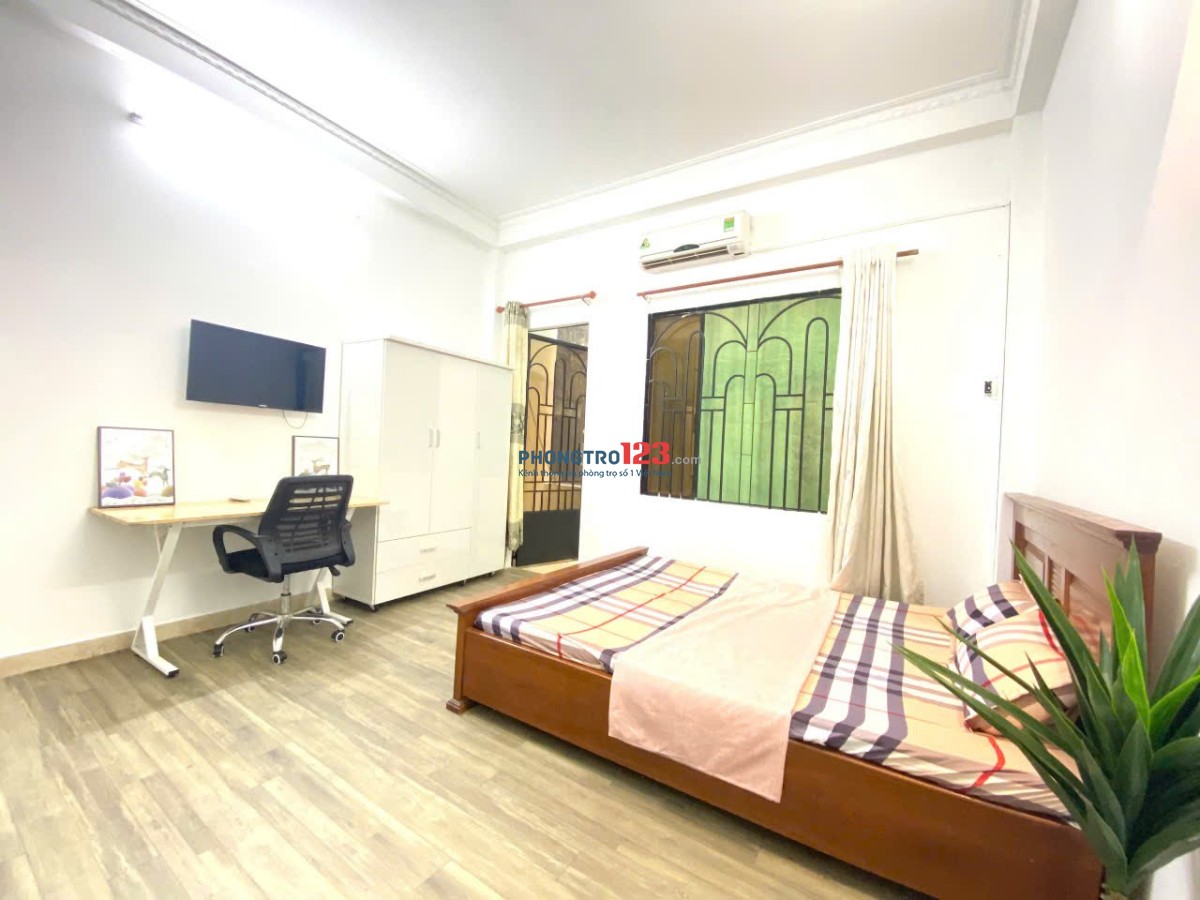 Phòng studio Phú Nhuận full nội thất - bảo vệ - tự do