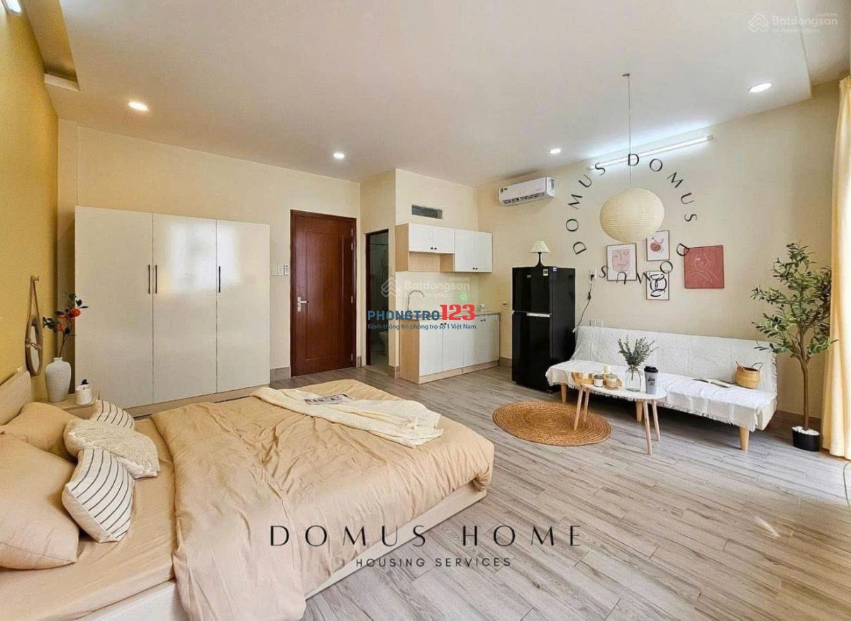 CHO THUÊ 1PN CỬA SỔ FULL NỘI THẤT NGAY TRƯỜNG TRINH