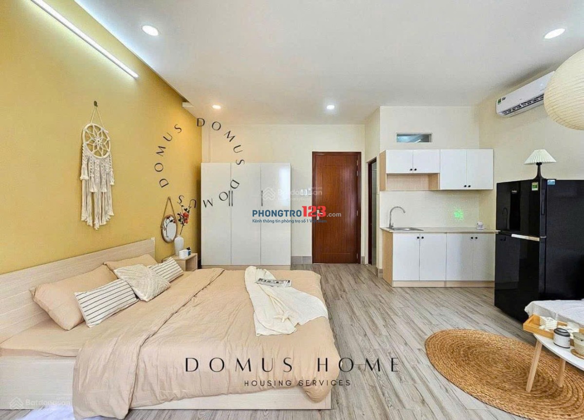 CHO THUÊ 1PN CỬA SỔ FULL NỘI THẤT NGAY TRƯỜNG TRINH
