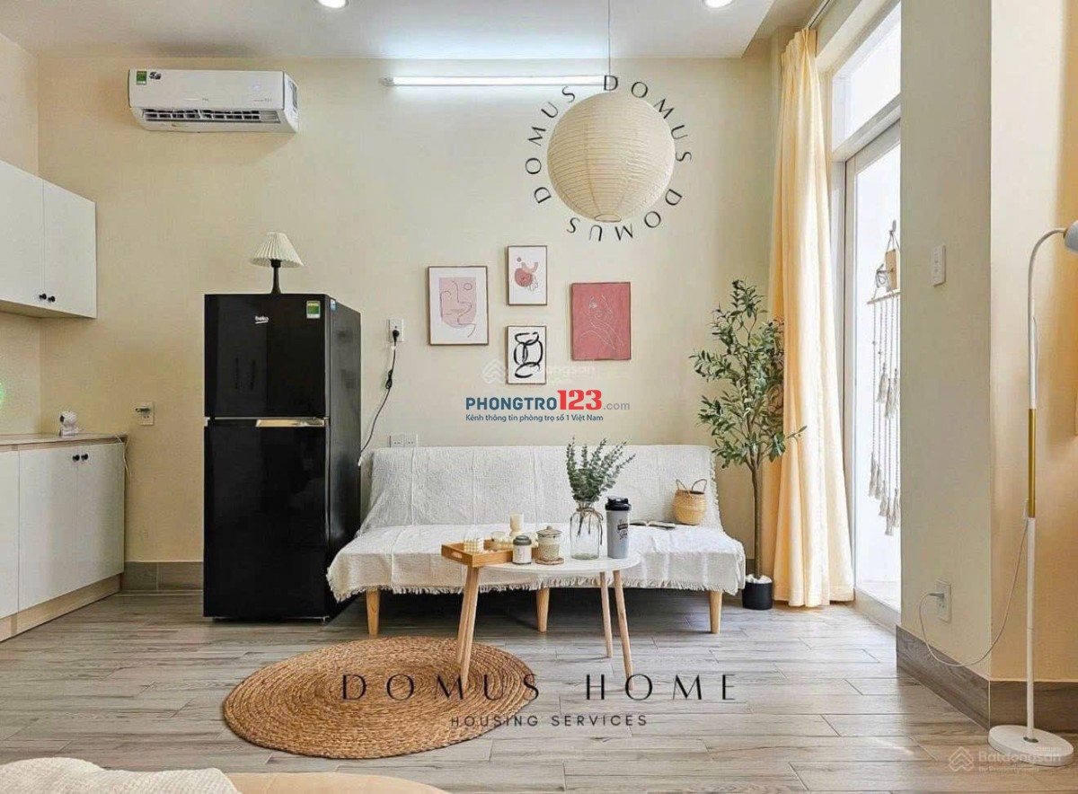 CHO THUÊ 1PN CỬA SỔ FULL NỘI THẤT NGAY TRƯỜNG TRINH