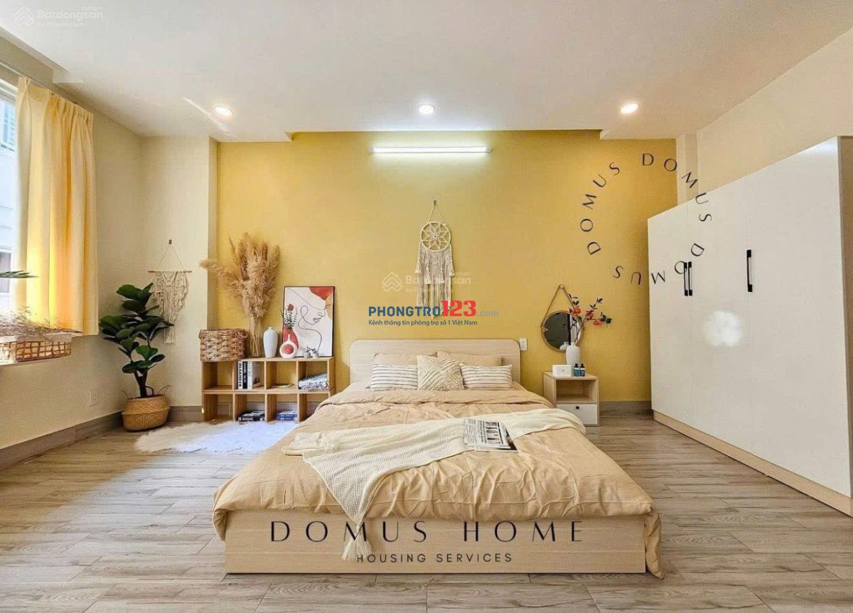 CHO THUÊ 1PN CỬA SỔ FULL NỘI THẤT NGAY TRƯỜNG TRINH