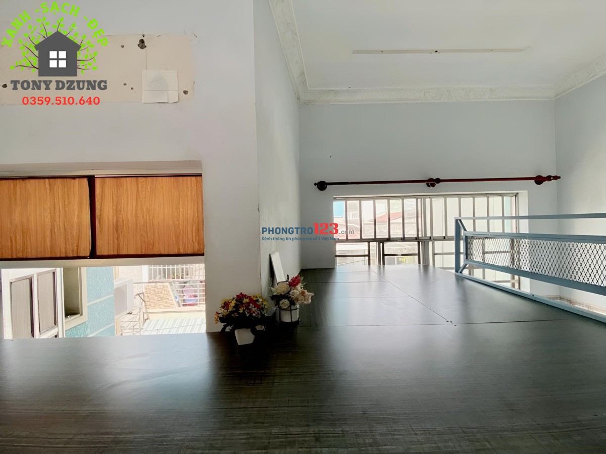PHÒNG GÁC RỘNG, BAN CÔNG CỬA SỔ, LẦU 1, CÁCH ĐH CÔNG NGHIỆP (IUH) - 500m
