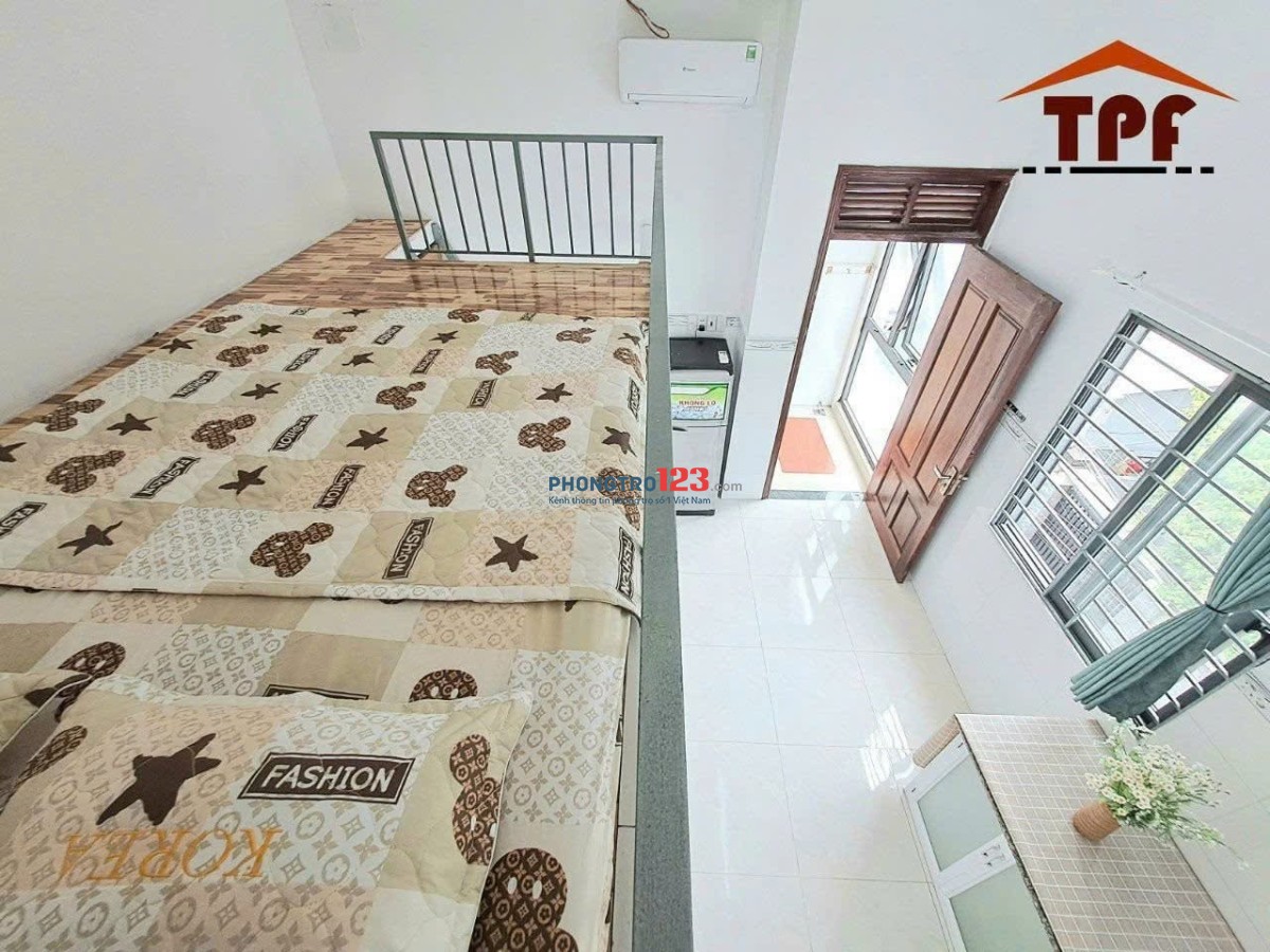DUPLEX SIÊU THOÁNG NGAY CHÂN CẦU LÊ TRỌNG TẤN NGÃ 4 NGÒ MÂY ĐẦY ĐỦ NỘI THẤT