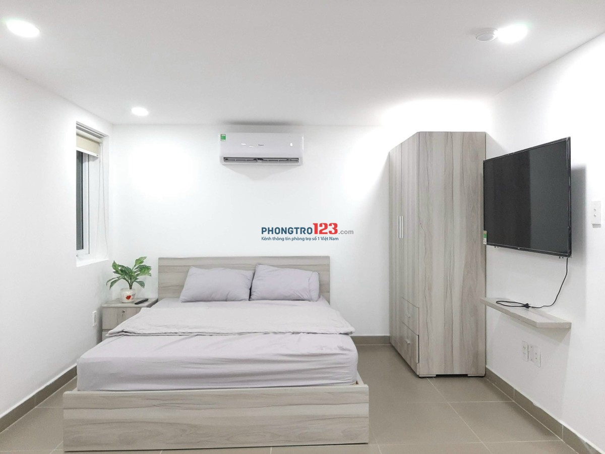 CHO THUÊ CĂN HỘ ĐẦY DỦ TIỆN NGHI, CÓ CỬA SỔ THOÁNG MÁT