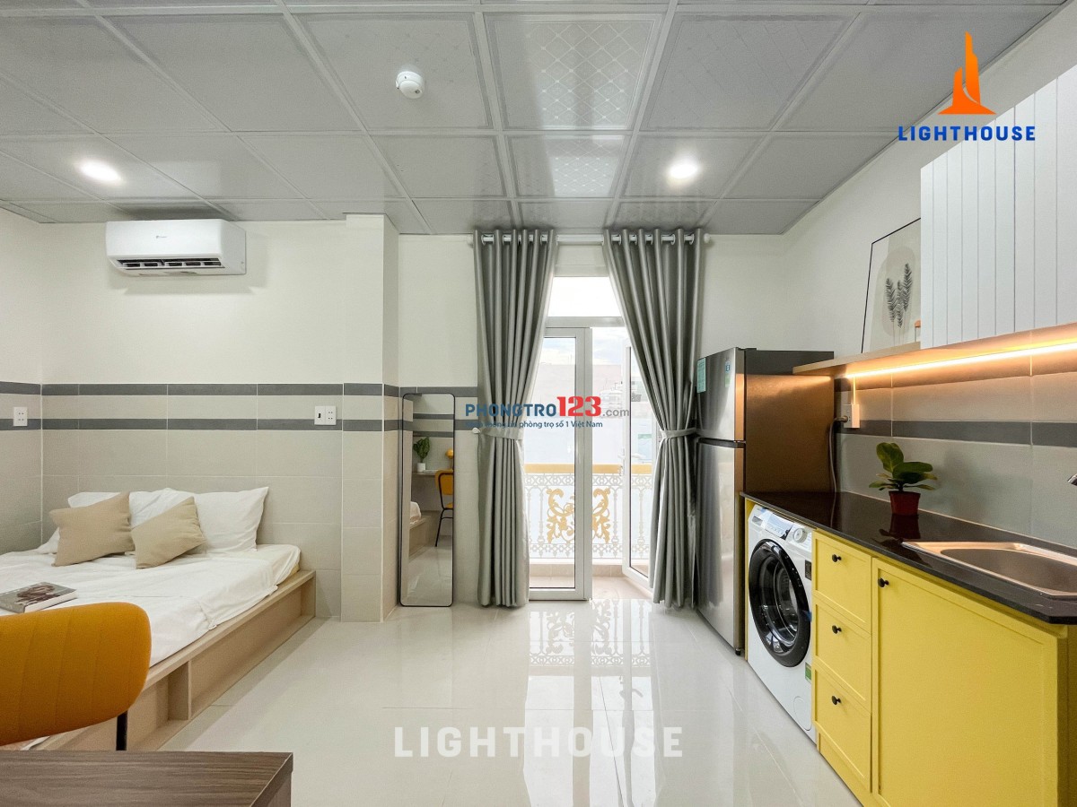 CĂN STUDIO ĐẸP MỚI TINH CÓ MÁY GIẶT SẤY RIÊNG GIÁP PHAM VĂN ĐỒNG