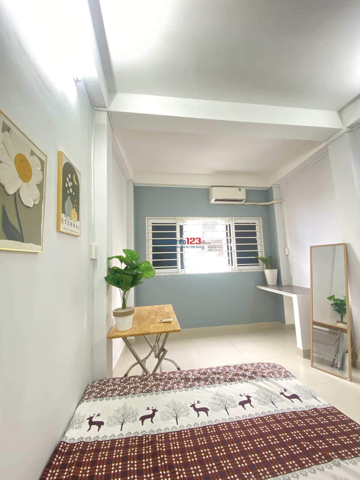 Phòng trọ giá rẻ 27m2 ngay trung tâm quận Bình Thạnh