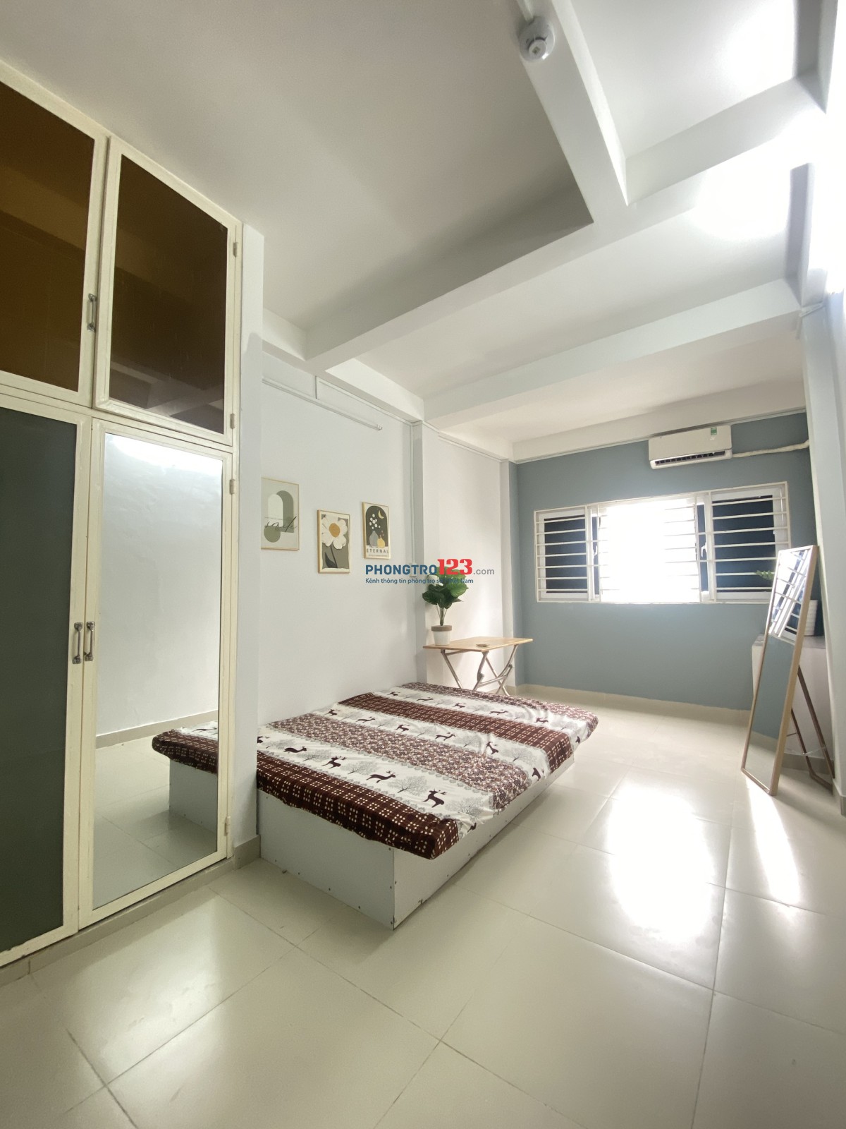 Phòng trọ giá rẻ 27m2 ngay trung tâm quận Bình Thạnh