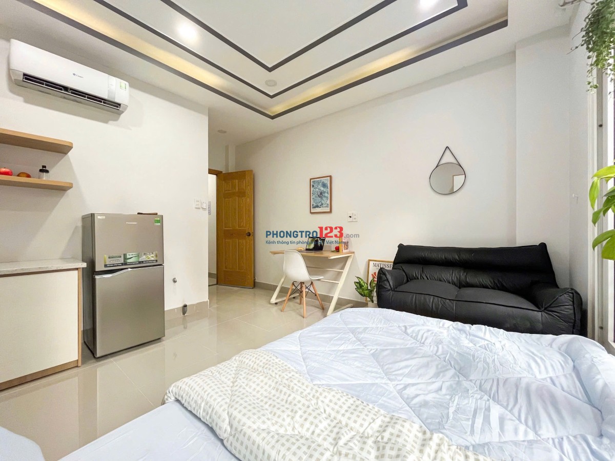 CHO THUÊ PHÒNG GẦN NGÃ TƯ PHÚ NHUẬN,NGAY PHAN ĐÌNH PHÙNG, MỚI 100%,FULL NỘI THẤT