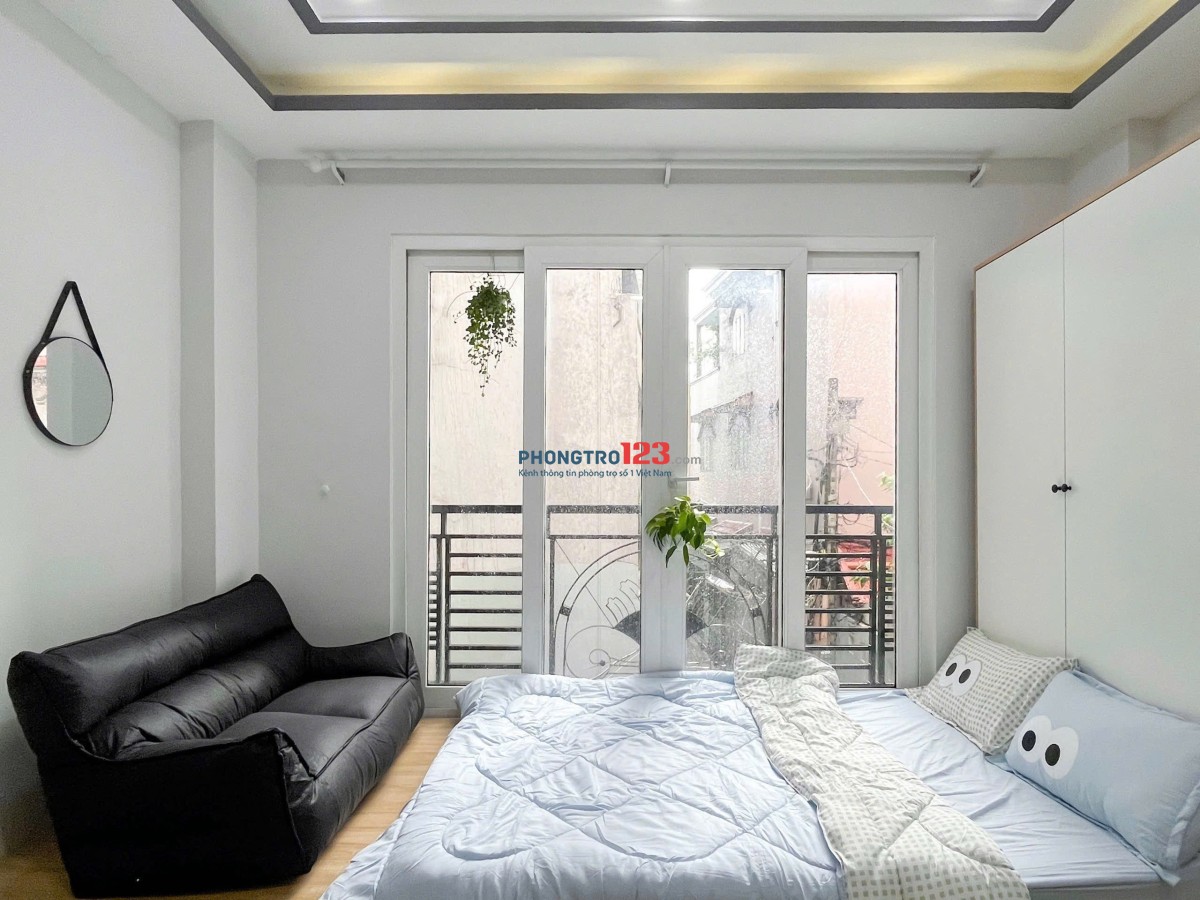 CHO THUÊ PHÒNG GẦN NGÃ TƯ PHÚ NHUẬN,NGAY PHAN ĐÌNH PHÙNG, MỚI 100%,FULL NỘI THẤT