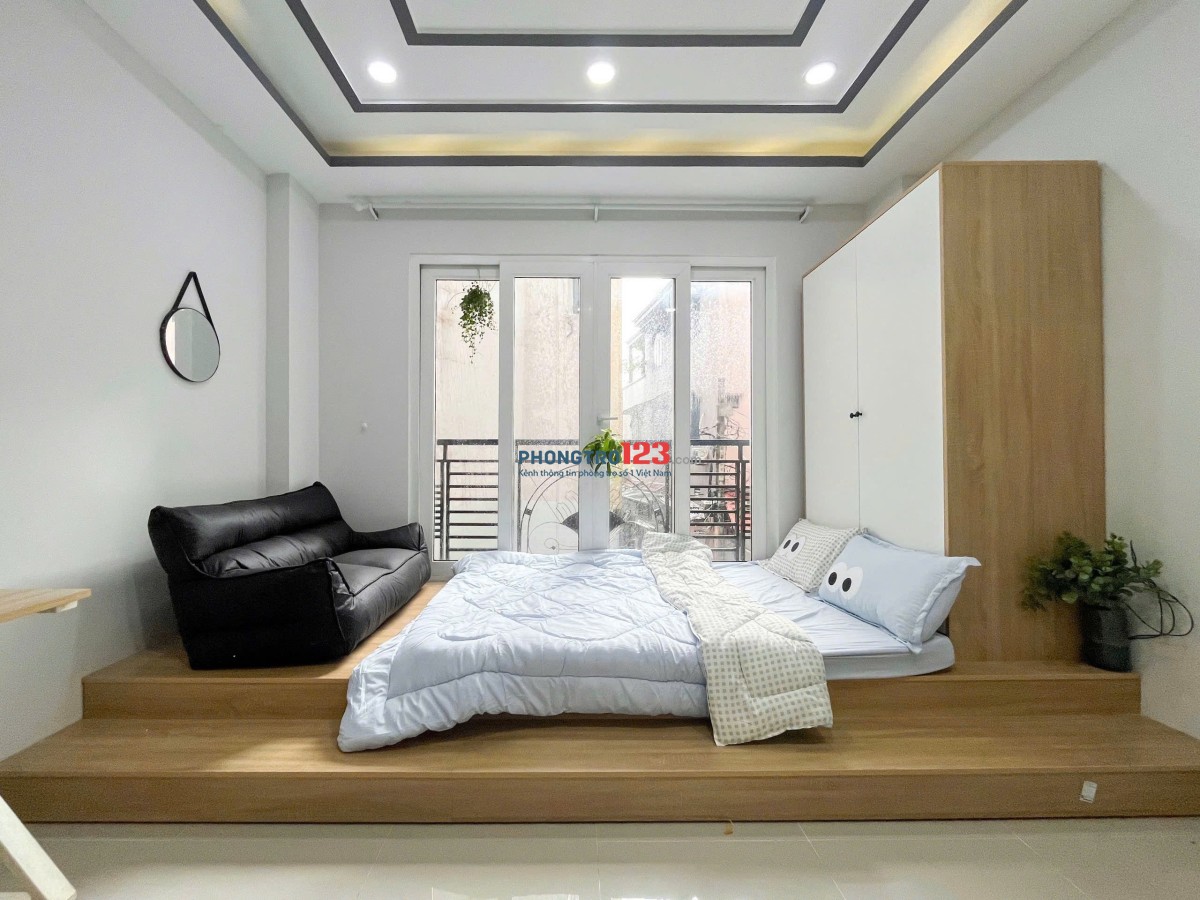CHO THUÊ PHÒNG GẦN NGÃ TƯ PHÚ NHUẬN,NGAY PHAN ĐÌNH PHÙNG, MỚI 100%,FULL NỘI THẤT