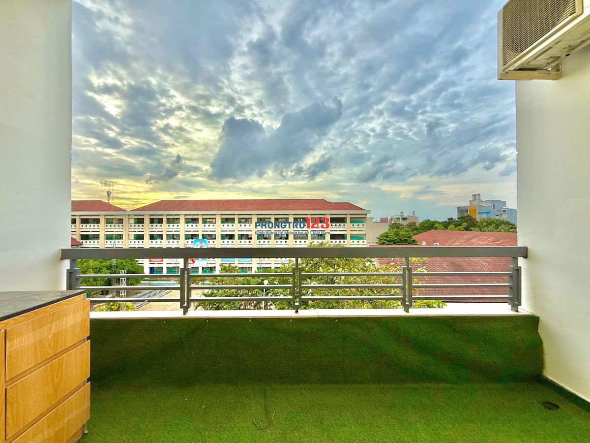 CHO THUÊ PHÒNG TRỌ 30m2- BAN CÔNG RỘNG THOÁNG FULL NT ĐẶNG THUỲ TRÂM GẦN ĐH VĂN LANG CS 2,3