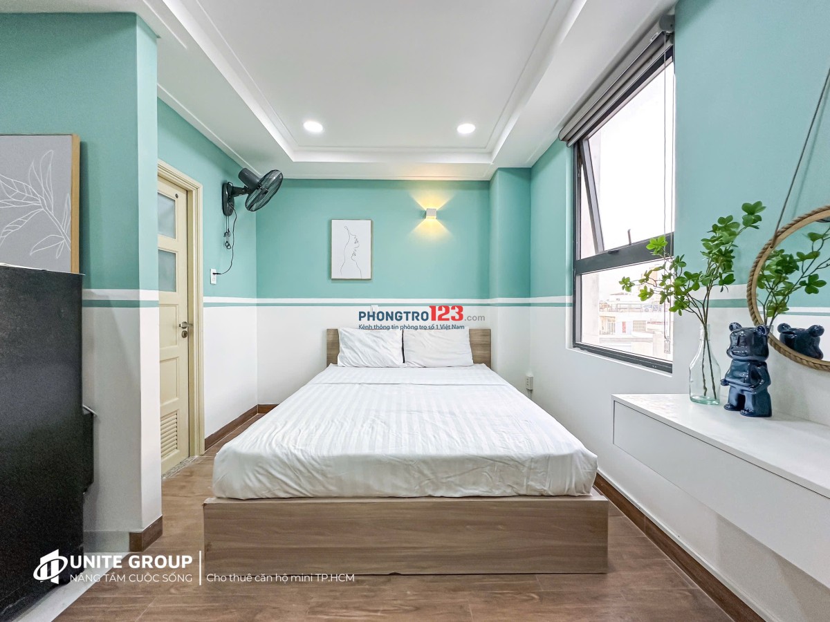 Cho thuê phòng trọ Quận 10, Gần toà nhà VIETTEL, đại học HUFLIT - Full nội thất, có thang máy