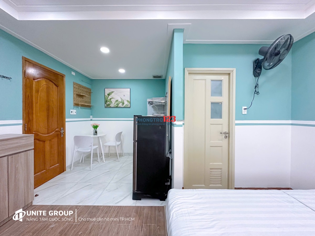 Cho thuê phòng trọ Quận 10, Gần toà nhà VIETTEL, đại học HUFLIT - Full nội thất, có thang máy