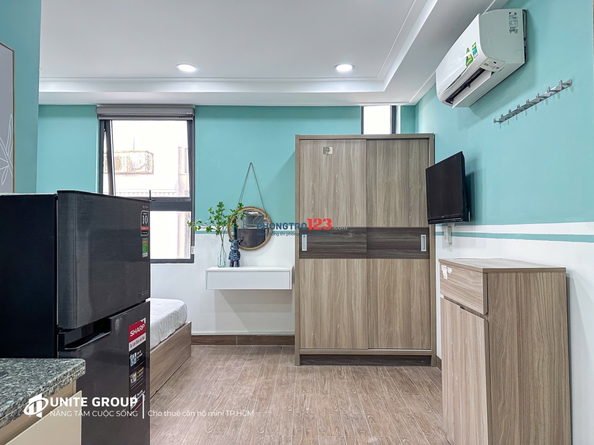 Cho thuê phòng trọ Quận 10, Gần toà nhà VIETTEL, đại học HUFLIT - Full nội thất, có thang máy