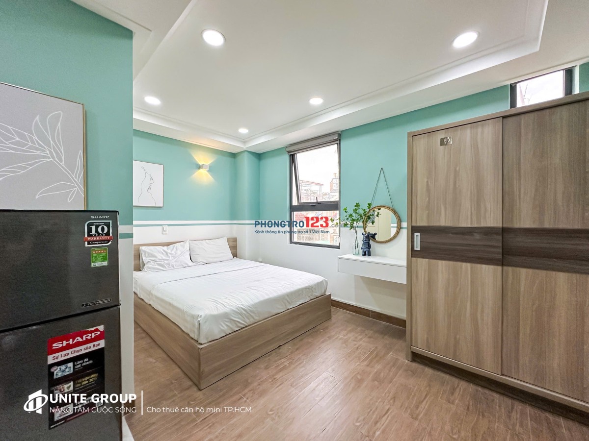 Cho thuê phòng trọ Quận 10, Gần toà nhà VIETTEL, đại học HUFLIT - Full nội thất, có thang máy