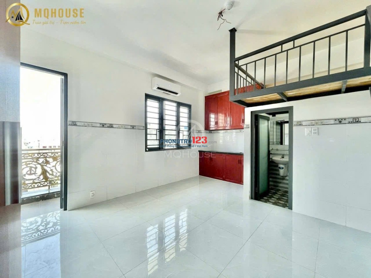 TRỐNG SẴN 1P DUPLEX , STUDIO RỘNG 30M2 NGAY NGÃ TƯ BỐN XÃ Y HÌNH CÓ CỬA SỔ TRỜI THOÁNG MÁT