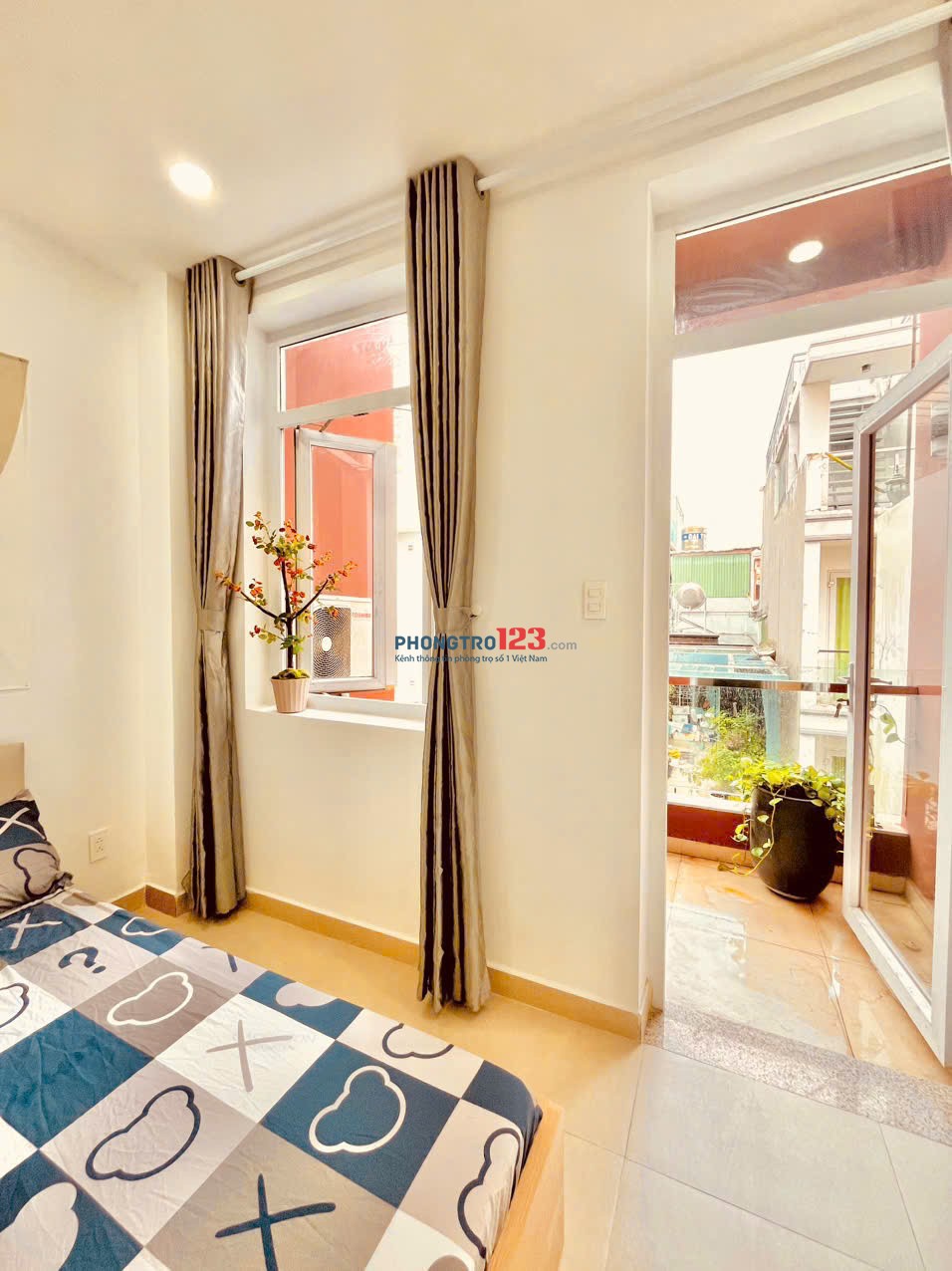 Phòng CH 1 PN, PK siêu sang, Bancon riêng, 2/1 Đào Duy Từ Q.Phú Nhuận